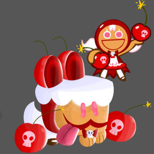 CAKE-HOUNDIFIED COOKIES (CookieRun franchise)